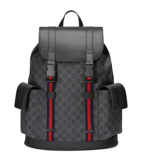 black gucci backpack for men.